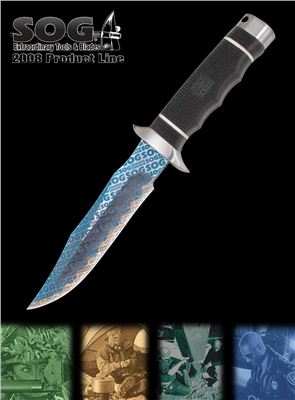 Журнал Каталог ножей SOG за 2008 год