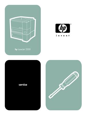 HP LaserJet 2200 Series Printer. Service Manual