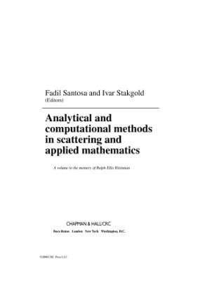Santosa F., Stakgold I. (editors) Analytical and Computational Methods in Scattering and Applied Mathematics