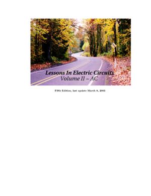 Kuphaldt Tony R. Lessons In Electric Circuits, Volume II - AC
