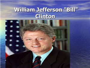 William Jefferson Bill Clinton (на тему президенты США)
