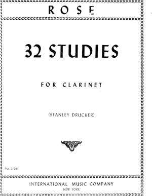Rose Cyrille. 32 studies for clarinet
