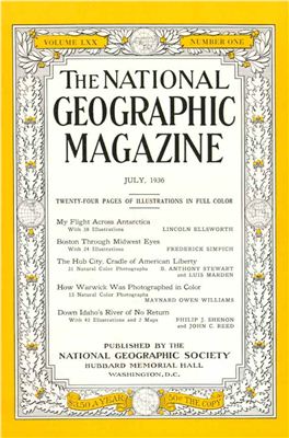 National Geographic Magazine 1936 №07