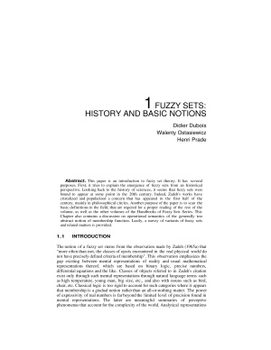Dubois D., Ostasiewicz W., Prade H. Fuzzy sets: history and basic notions
