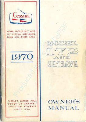 Cessna-172 Skyhawk Owner's Manual