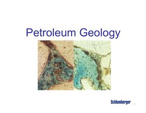 Petroleum geology(Schlumberger)