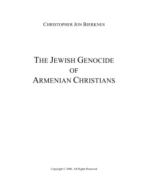 Bjerknes Ch.J. The Jeish Genocide of Armenian Christians
