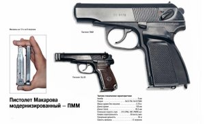 Пистолет Макарова модернизированный - ПММ (Плакат)