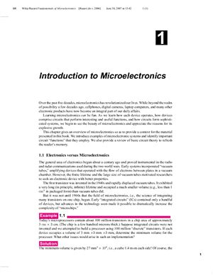 Razavi Behzad. Fundamentals of Microelectronics