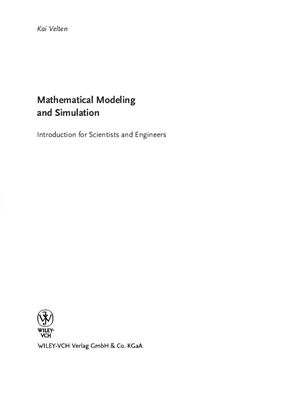 Velten K. Mathematical Modeling and Simulation: Introduction for Scientists and Engineers