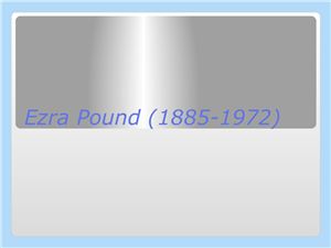 Pound Ezra