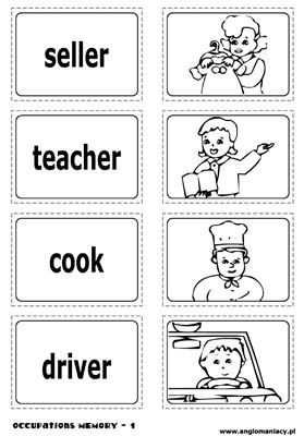 Memory Game Occupations