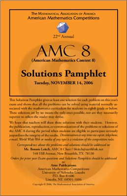 American Mathematics Contest 8 (AMC 8) 2006