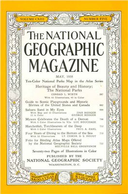 National Geographic Magazine 1958 №05