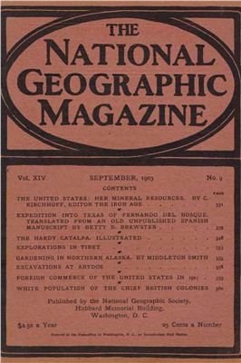 National Geographic Magazine 1903 №09