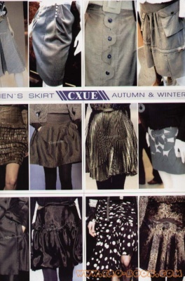 Каталог моделей юбок и платьев CXUE 2008 №04