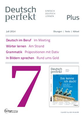 Deutsch Perfekt Plus 2014 №07