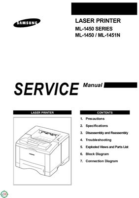 Samsung ML-1450 / ML-1451N. Service Manual