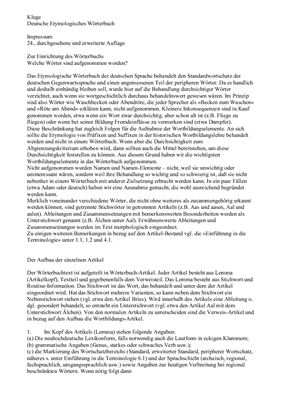 Kluge Friedrich/ Etymologisches Wörterbuch der deutschen Sprache, erweiterte Auflage / Этимологический словарь немецкого языка