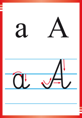 Польский алфавит для детей. Печатные и прописные буквы