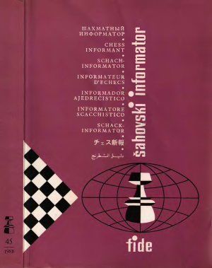 Шахматный информатор 1988 №045