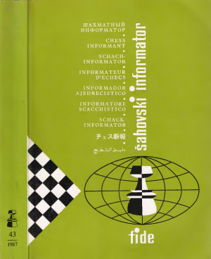 Шахматный информатор 1987 №043