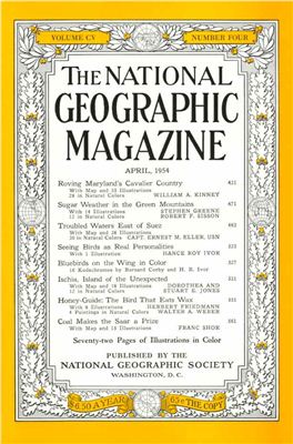 National Geographic Magazine 1954 №04