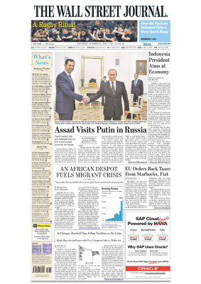 The Wall Street Journal 2015 №038 October 22 (Asia Edition)