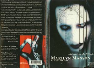Manson Marilyn. Mémoires de L'Enfer. Autobiographie