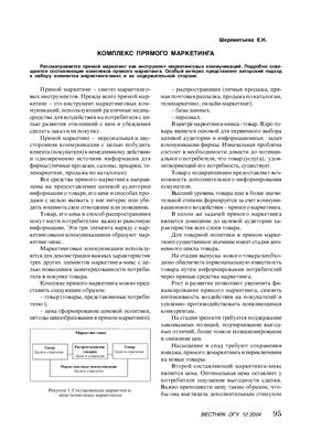 Курсовая работа: История развития прямого маркетинга в России