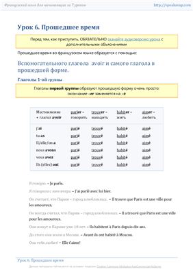 Шипилова Е. Французский язык для начинающих за 7 уроков. Уроки 06-07