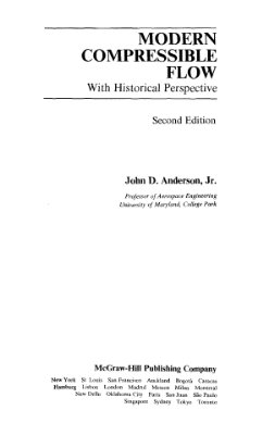 Anderson J.D. Modern Compressible Flow: With Historical Perspective