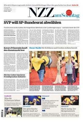 Neue Zürcher Zeitung 2015 №08 Februar 22