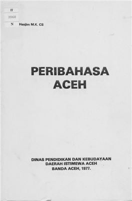 Hasjim M.K. Peribahasa Aceh