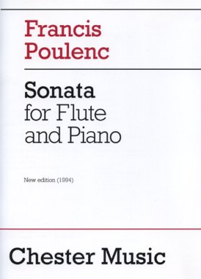 Poulenc F. Sonata flute and piano. Ноты для флейты
