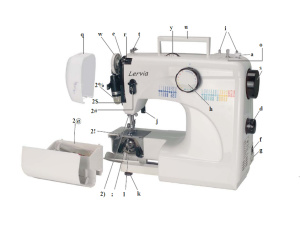 Инструкция для швейной машины Lervia KH 4000