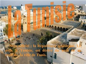 Les pays du Maghreb: La Tunisie