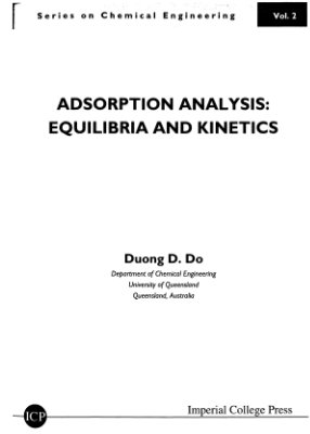 Do D.D. Adsorption analysis: equilibria and kinetics