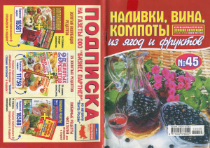 Золотая коллекция рецептов 2010 №045. Наливки, вина, компоты из ягод и фруктов