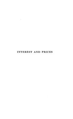 Wicksell Knut. Interest and Prices