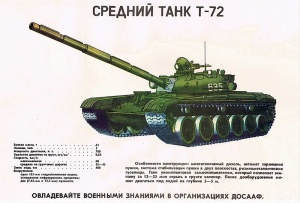 Танк Т-72 (плакат)