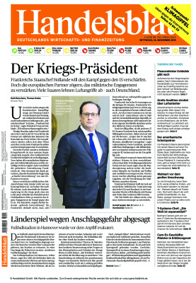 Handelsblatt 2015 №223 November 18