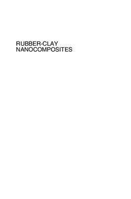 Galimberti M. (Ed.) Rubber-Clay Nanocomposites: Science, Technology, and Applications