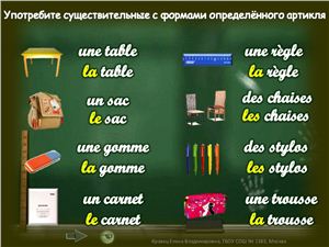Урок французского языка Выражение принадлежности с помощью предлога de