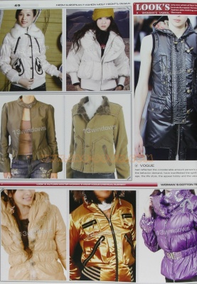 Каталог моделей плащей, курток, пальто LOOK'S 2009