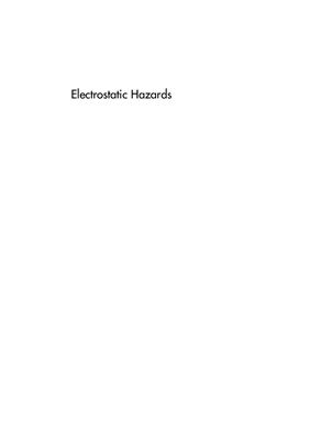 Luttgens G., Wilson N. Electrostatic Hazards