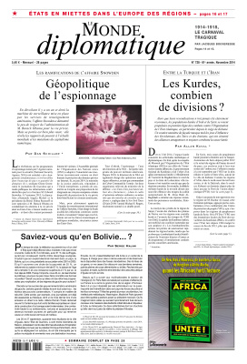 Le Monde diplomatique 2014 Novembre №728