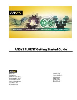 ANSYS FLUENT 14.0 Getting Started Guide