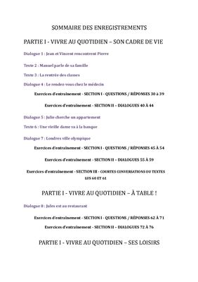 Marcillac V. TFI. Test de français international