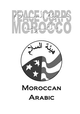 Peace Corps. Moroccan Arabic